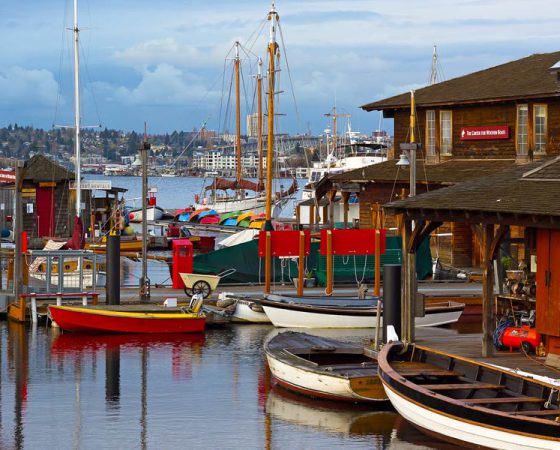 Center for Wooden Boats on Lake Union in Seattle, Washington