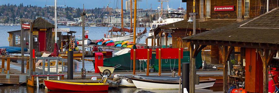 Center for Wooden Boats on Lake Union in Seattle, Washington
