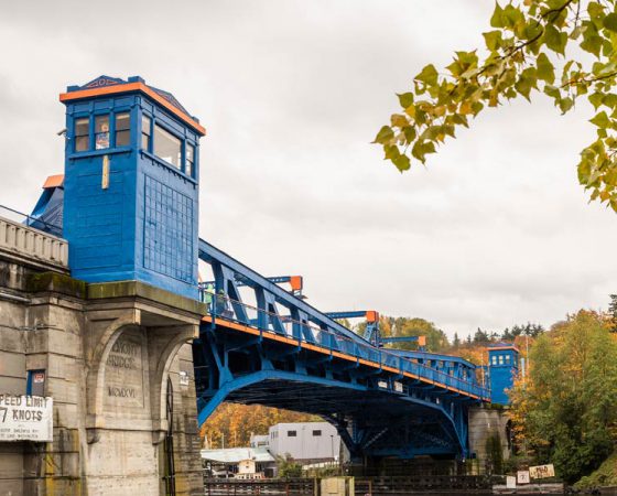 Fremont Bridge in Seattle, Washington